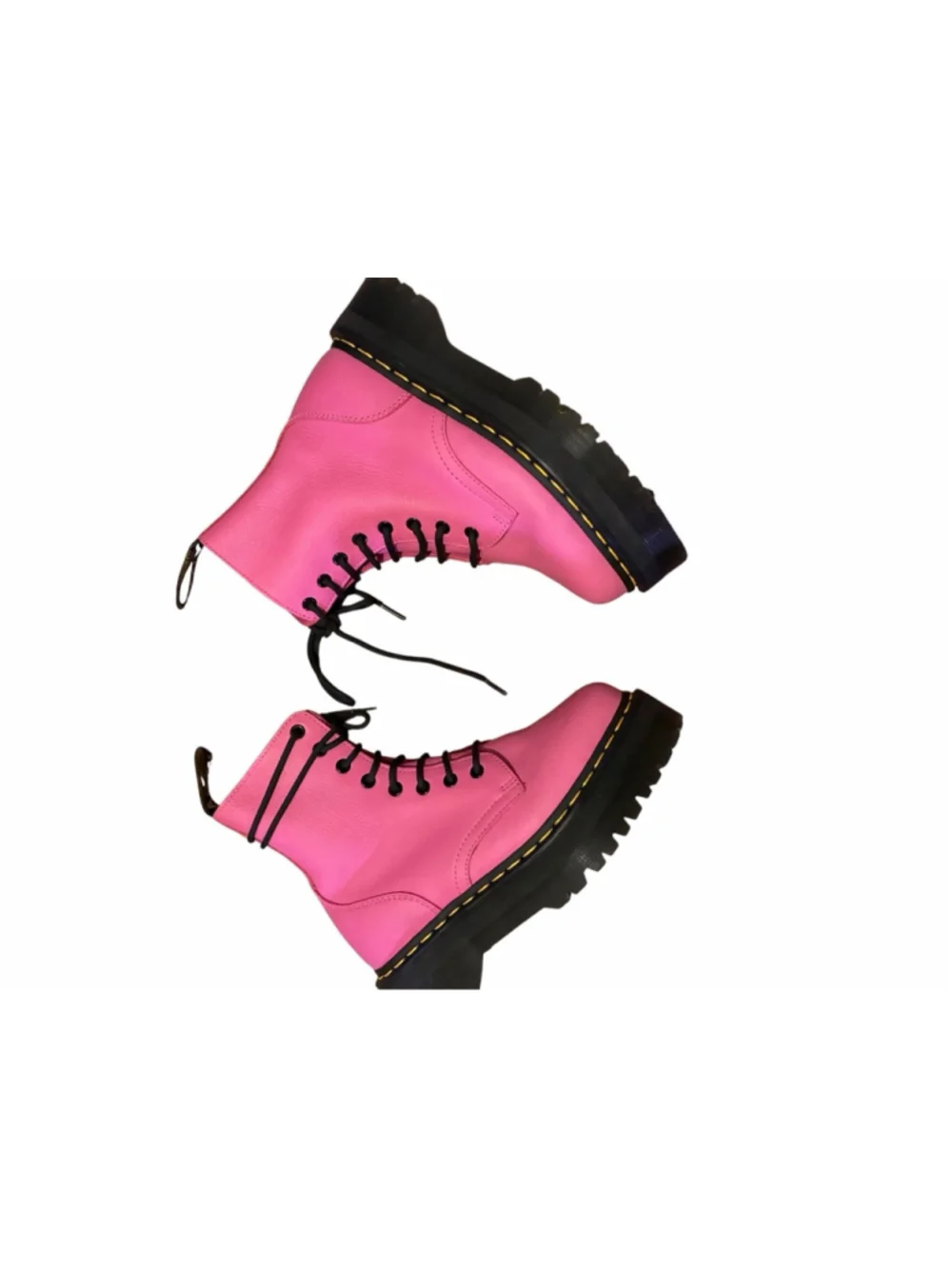 Dr. Martens Pink Jadon Platform Boots Size 8
